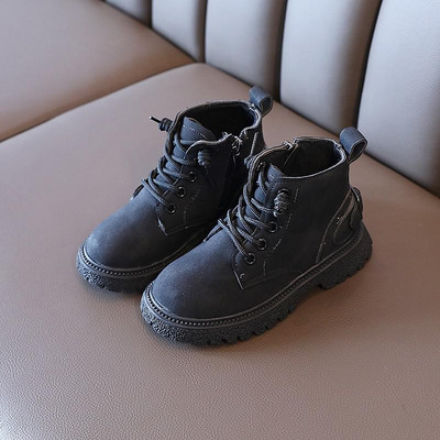 Dječje kratke čizme Zgodne modne dječje gležnjače za sve vrste jesenskih antilop čizama s kopčom, veličina 26-36, ležerna radna čizma za dječake i djevojčice