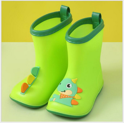 Naujausi mergaičių batai nuo lietaus Klasikiniai vandeniui atsparūs vaikiški batai vaikiški batai nuo lietaus PVC guminiai batai vaikams kūdikių vandens batai berniukų lietaus batai