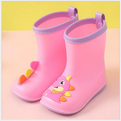Naujausi mergaičių batai nuo lietaus Klasikiniai vandeniui atsparūs vaikiški batai vaikiški batai nuo lietaus PVC guminiai batai vaikams kūdikių vandens batai berniukų lietaus batai