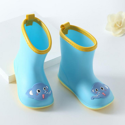 Jaunākie meiteņu lietus zābaki Klasiski ūdensizturīgi bērnu apavi Bērnu lietus zābaki PVC gumijas zābaki bērnu ūdens apavi zēnu lietus zābaki