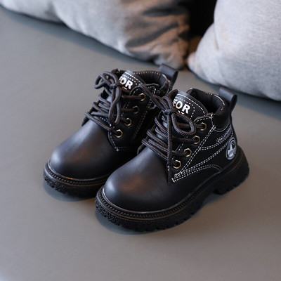 Παιδικά Martin Boots Παπούτσια για αγόρια Φθινοπωρινά χειμερινά δερμάτινα Παιδικά μποτάκια Μόδα για νήπια μπότες για κορίτσια Ζεστές χειμωνιάτικες μπότες Παιδικά παπούτσια για χιόνι