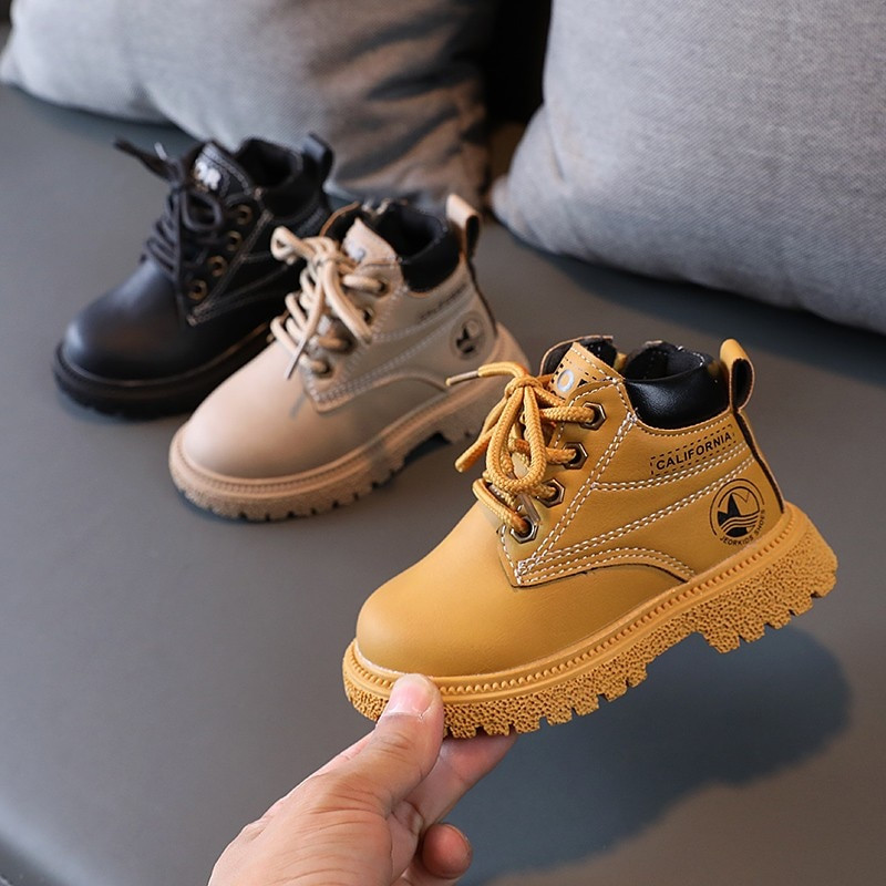 Παιδικά Martin Boots Παπούτσια για αγόρια Φθινοπωρινά χειμερινά δερμάτινα Παιδικά μποτάκια Μόδα για νήπια μπότες για κορίτσια Ζεστές χειμωνιάτικες μπότες Παιδικά παπούτσια για χιόνι