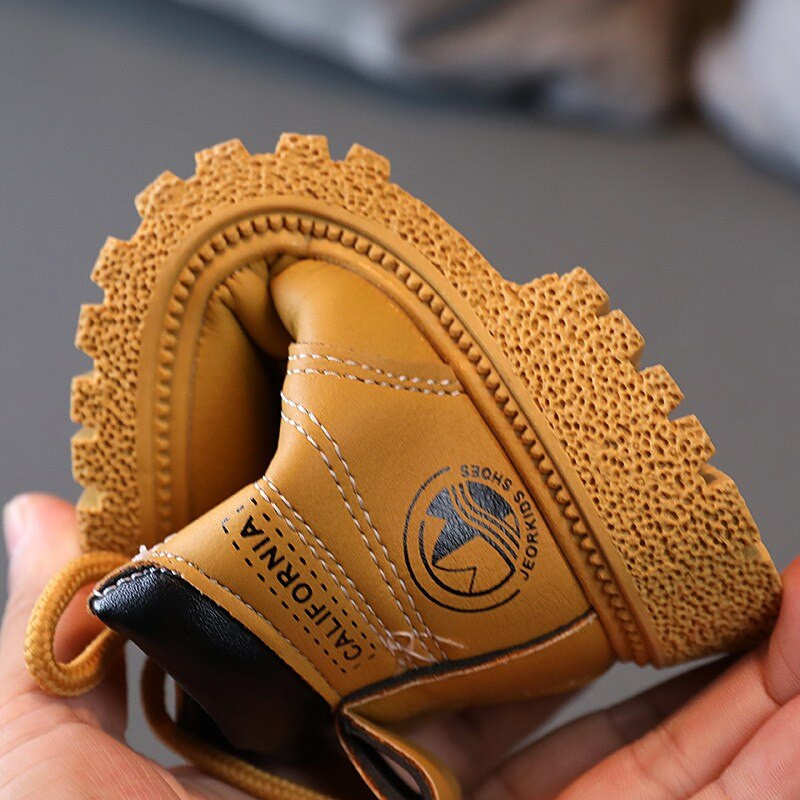 Παιδικά Martin Boots Παπούτσια για αγόρια Φθινοπωρινά χειμερινά δερμάτινα Παιδικά μποτάκια Μόδα για νήπια μπότες για κορίτσια Ζεστές χειμωνιάτικες μπότες Παιδικά παπούτσια για χιόνι