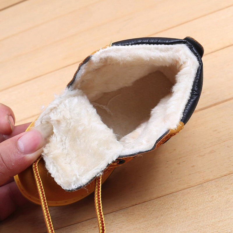 Bērnu zābaki Apavi Toddler Baby Meitenes Zēni Ziemas Sniega zābaki Apavi bērniem Silti Sniega zābaki Bērni Bērni Bērnu Apavi