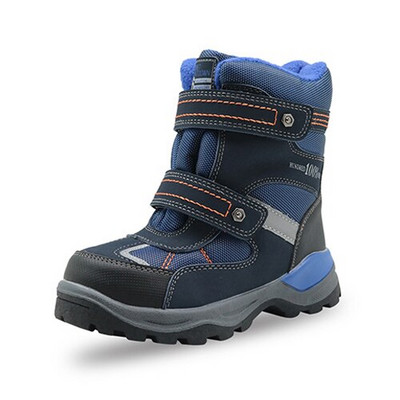 Apakowa zimske čizme za snijeg za dječake, dječje vodootporne tople vunene gležnjače s reflektirajućom trakom, cipele za planinarenje za male dječake