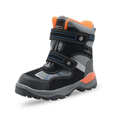 Apakowa zimske čizme za snijeg za dječake, dječje vodootporne tople vunene gležnjače s reflektirajućom trakom, cipele za planinarenje za male dječake