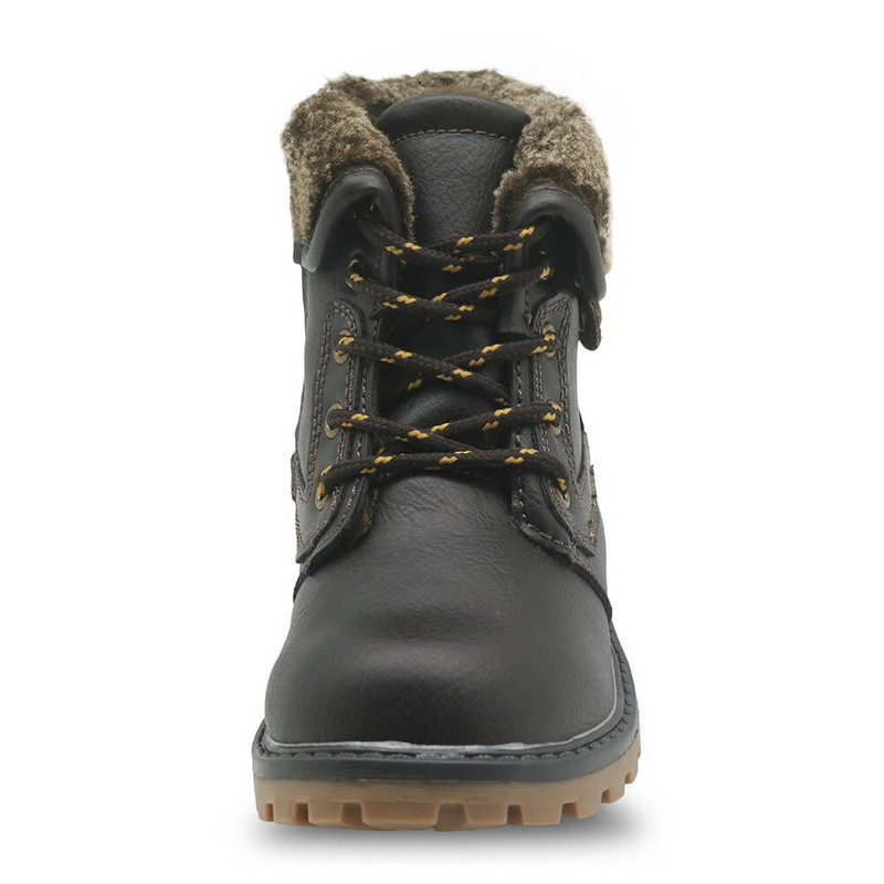 Apakowa Engleska Jesenske čizme s patentnim zatvaračem Plišane linng tople dječačke proljetne gležnjače Kids Martin cipele bez mirisa za djecu