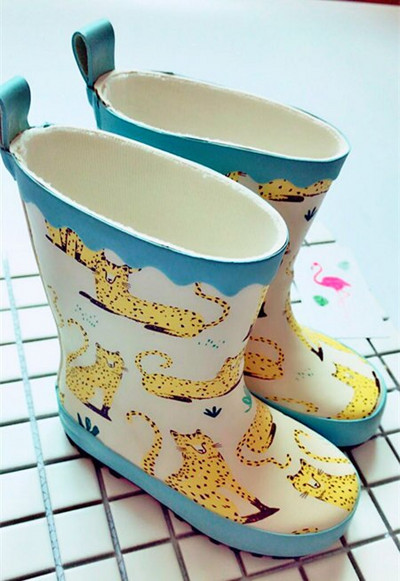 Tüdrukutele Poisile Kummist vihmasaapale Lastele Tüdrukutele Laste Kummikutele Veekindlad Pehmed vihmakingad Baby Water Shoes suurus 23-32