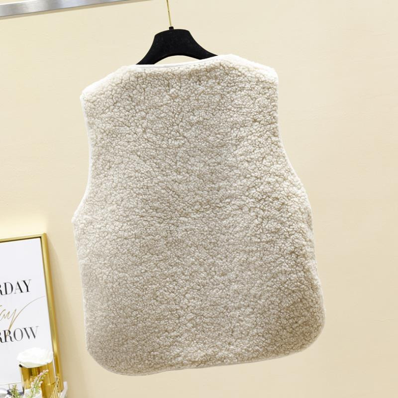 Liemenės 2021 m. pavasario rudens liemenė Moteriška liemenė Žieminė termiškai šilta stora vilnonė liemenė Moteriška striukė be rankovių Moteriška liemenė