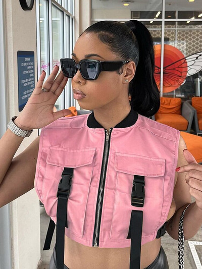 Sieviešu bezpiedurkņu kabatas, sprādzes, rāvējslēdzējs