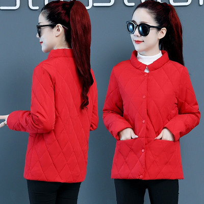 Sieviešu jaka plāns mētelis, 2022. gada rudens ziemas apģērbs, īss sieviešu apģērbs, studentu ikdienas virsdrēbes sievietēm