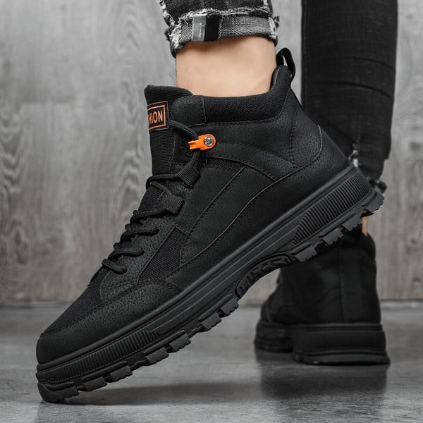 Naujo modelio vyriški žieminiai batai su raišteliais - dviejų modelių