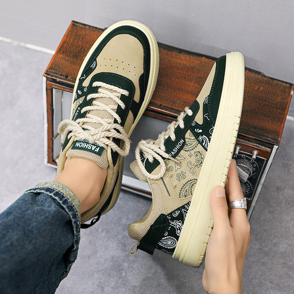 Casual ανδρικά αθλητικά παπούτσια με κορδόνια με ψηλή σόλα