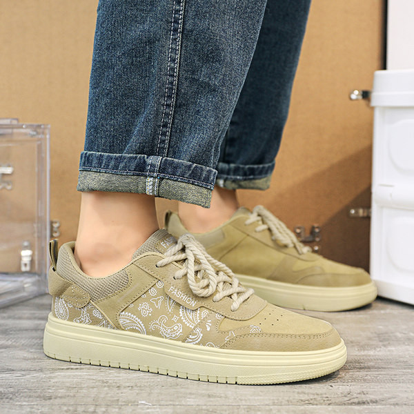 Casual ανδρικά αθλητικά παπούτσια με κορδόνια με ψηλή σόλα