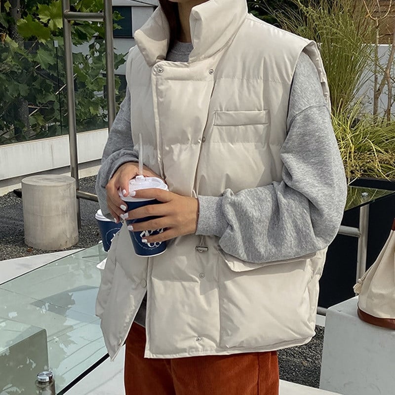 2022 m. nauja rudens žiemos pūkinė moteriška liemenė trumpa liemenė nuo vėjo stora, šilta 90 % baltos pūkinės ančių paltai, berankovių striukė