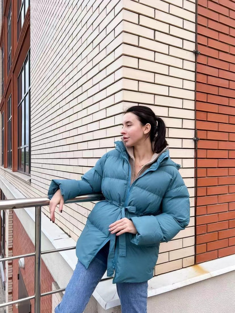 2022 Sieviešu ziemas jaka mētelis Stilīgs Biezs Silts pūkains Parka Sieviešu ūdensnecaurlaidīgs virsējais mētelis New Hot