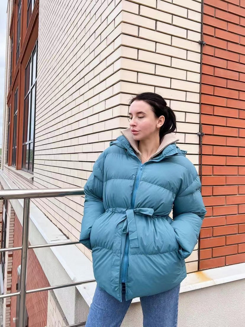 2022 Sieviešu ziemas jaka mētelis Stilīgs Biezs Silts pūkains Parka Sieviešu ūdensnecaurlaidīgs virsējais mētelis New Hot