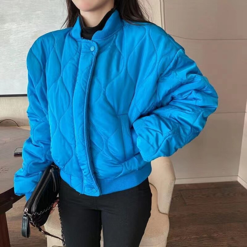 Sieviešu liela izmēra īsa jaka Sieviešu ziemas mēteļi ar garām piedurknēm Bomber jakas Virsdrēbes Parka mētelis 2022. gada pavasaris, rudens ziema