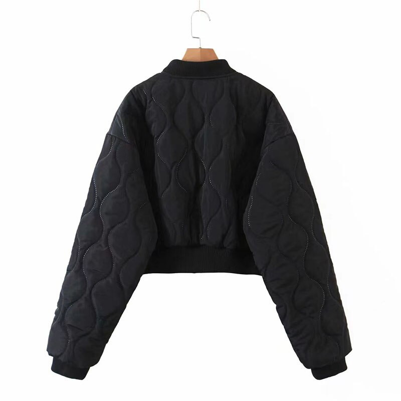 Sieviešu liela izmēra īsa jaka Sieviešu ziemas mēteļi ar garām piedurknēm Bomber jakas Virsdrēbes Parka mētelis 2022. gada pavasaris, rudens ziema