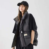 2022. gada jauni pāru modeļi, kokvilnas veste vīriešu un sieviešu vienāda rudens un ziemas ārēja apģērba gadījuma brīva veste jaka