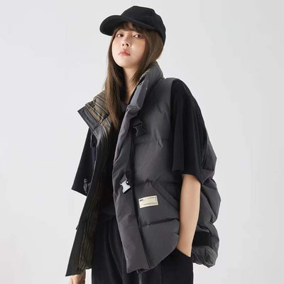 2022. gada jauni pāru modeļi, kokvilnas veste vīriešu un sieviešu vienāda rudens un ziemas ārēja apģērba gadījuma brīva veste jaka