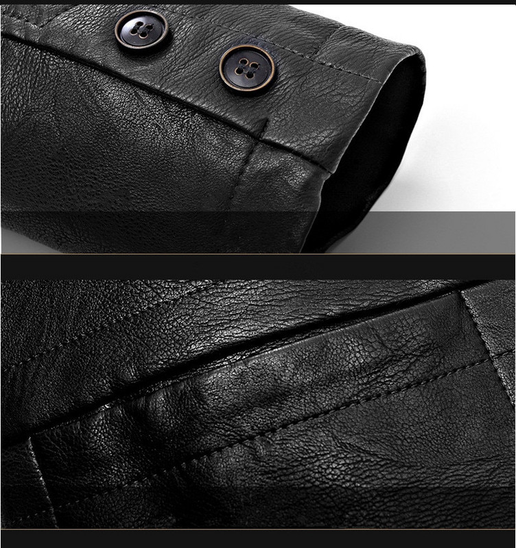 Ziemas klasiskā motocikla biznesa mīkstas ādas jakas Vīriešu ādas jaka Biezi moto mēteļi Casaco Masculino liela izmēra 4XL