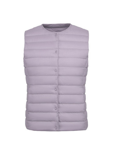 NewBang 90% matēta auduma sieviešu siltās vestes īpaši vieglas dūnu veste sievietēm divvirzienu veste Pārnēsājama silta bezpiedurkņu ziemas odere