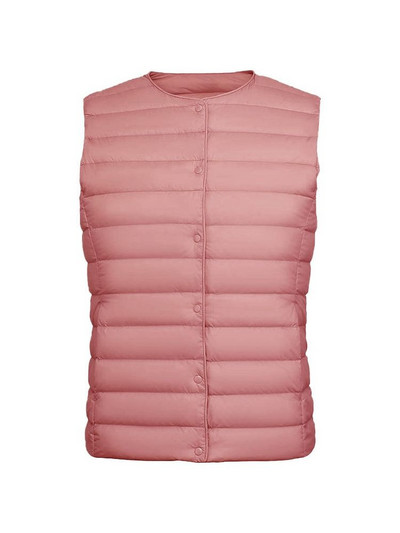 NewBang 90% matēta auduma sieviešu siltās vestes īpaši vieglas dūnu veste sievietēm divvirzienu veste Pārnēsājama silta bezpiedurkņu ziemas odere