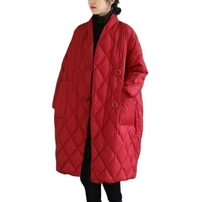 NYFS 2022 Naujas žieminis lengvas medvilninis paltas laisvai stovinčios apykaklės striukė šilta, didelio dydžio, didelio dydžio