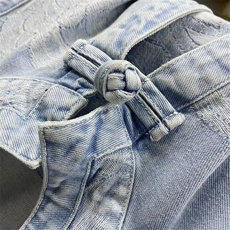 Modes džinsu veste sieviešu 2022. gada infrasarkano staru tīklojums, brīvs vasaras plānās daļas ārējais apģērbs, veste, veste, moderna jaka