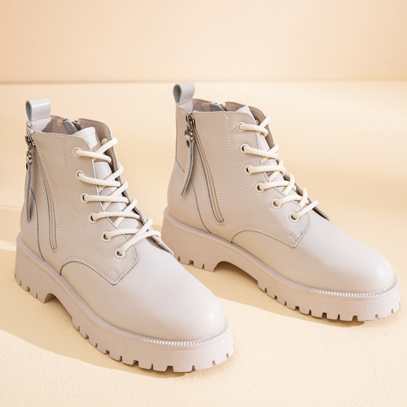  Marton zābaki sievietēm, 2022. gada rudens, jauni sieviešu puszābaki ar dubultu rāvējslēdzēju, platforma bieza papēža motocikla zābaki