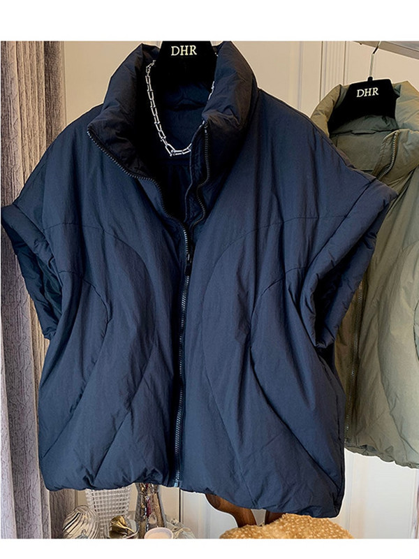 Γυναικείο φουσκωτό γιλέκο - πουπουλένιο τζάκετ για γυναίκες Γυναικείο ελαφρύ αδιάβροχο συσκευασμένο γιλέκο