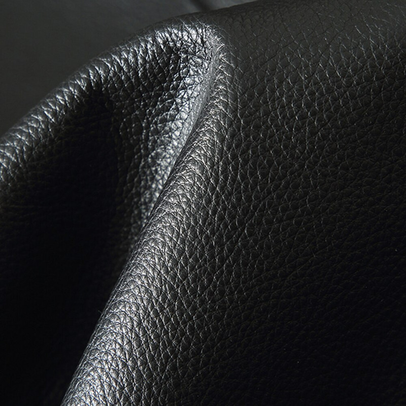 2022. gada vīriešu melna plānas ādas jaka pavasara rudens, mīksta augšdaļa, brīva ādas jaka brūna atloks Dabīga teļa ādas klasiska jaka