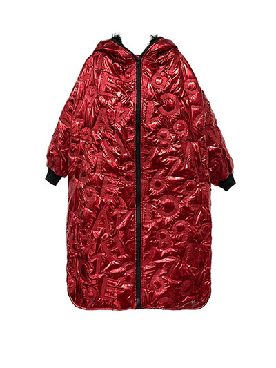XITAO Γυναικεία Μόδα Parkas New Goddess Fan Pocket 2020 Winter Split Hooded Collar Small Fresh Casual Parkas DMY1754