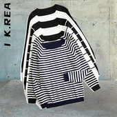 I K.Rea trikotāžas modes sieviešu džemperis Meiteņu lēts mīksts trikotāžas džemperis Elegants ikdienas tops sieviešu korejiešu sieviešu džemperi sievietēm