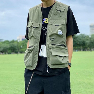 Vestes Pāris Sieviešu Kabatas Dizains Krava Jauni Tīņi Japānas Stils Bezpiedurknēm Koledža Unisex Vasaras Apģērbi Karstā Izpārdošana Harajuku