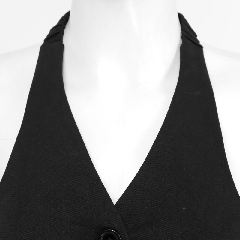 Sieviešu klasisks uzvalks uzvalks veste bez aizmugures pogām bez piedurknēm Modes sieviešu vestes svinīgi Eleganti OL Sieviešu vestes Mujer