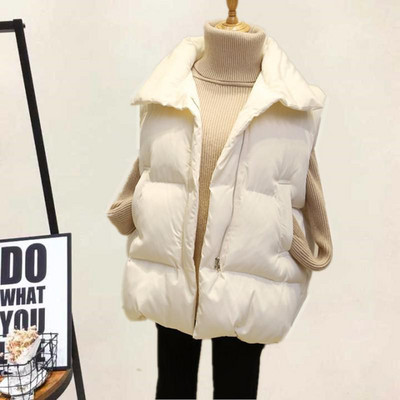 Lusumily Winter 2022 silta veste sieviešu bezpiedurknēm jaka Viegla, silta veste dūnu veste sieviešu bezpiedurknēm mētelis biezs vestes augšdaļa