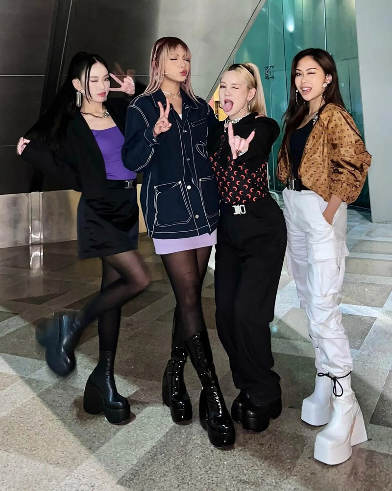 Πλατφόρμα Wedges Μπότες για Γυναικείες Μόδα Ογκώδεις Μπότες Γοτθικό Γοτθικό Ολοκαίνουργιο 2022 Μόδα Παπούτσια σε στυλ Popualr Comfy Punk