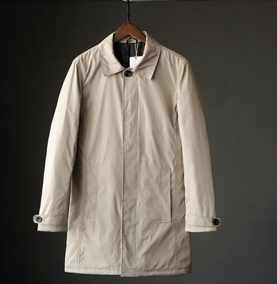 Ανδρικά ρούχα 2022 Αδιάβροχα και ανθεκτικά στο σκίσιμο Φθινοπωρινό, Χειμώνα, Καπιτονέ ζεστό ανδρικό καπιτονέ μεσαίου μήκους παλτό