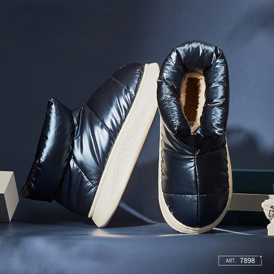 Aranyos plüss pamut cipők Női téli csizmák kültéri csúszásmentes könnyű lefelé szabadidő női hócipő platform melegen tartó lábbelik