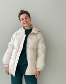 Sieviešu īsā jaka Ziemas bieza kapuce, kokvilnas polsterēti mēteļi, sieviešu korejiešu, vaļīgi puferi parki Sieviešu liela izmēra virsdrēbes