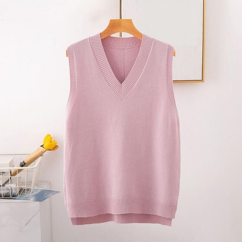 Rudens ziemas sieviešu brīvs trikotāžas džemperis sieviešu džemperis sieviešu džemperis veste Sieviešu puloveri pusaudžu skolas meiteņu veste