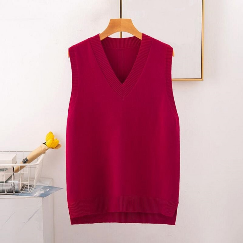 Rudens ziemas sieviešu brīvs trikotāžas džemperis sieviešu džemperis sieviešu džemperis veste Sieviešu puloveri pusaudžu skolas meiteņu veste