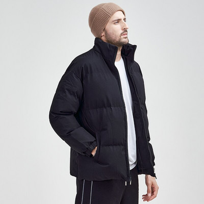 2022 Χειμερινό νέο ανδρικό παλτό από βαμβακερό τζάκετ Plus μέγεθος 8XL Εξωτερικά ενδύματα ζεστά καπιτονέ Parka All-match Loose Basic Puffer Ανδρικό μπουφάν