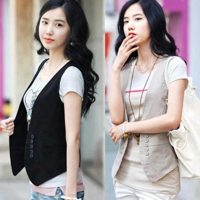 Proljetno novo odijelo Prsluk Ženski prsluk Kratka jakna Ležerni Ol kaput Ženski 3xl Jednoredno kopčanje vuneni džep s uzorkom riblje kosti t