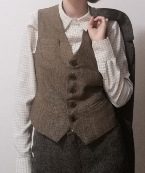 Pavasara jauns uzvalks Veste Sieviešu Veste Īsa Jaka Ikdienas Ol Mētelis Sieviešu 3xl Vienrindas vilnas skujiņas raksta kabata t