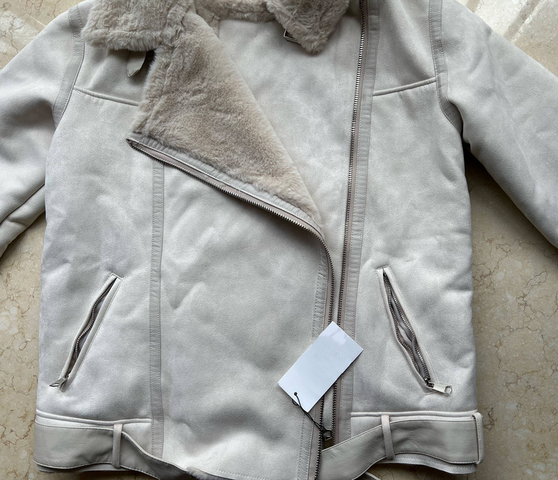 2022. gada rudens un ziemas jauns biezināts sieviešu apģērbs Divpusējs jēra samta kažoks Brieža ādas samta jaka Kokvilnas apģērbs