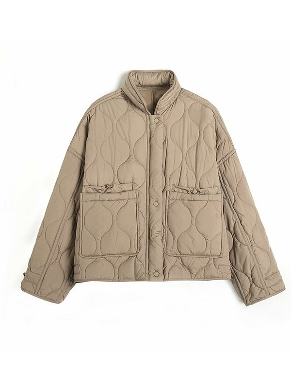 Ikdienas īsa dūnu jaka Sieviešu ziemas parki Brīvs, ciets sieviešu mētelis Viegls, plāns ielas apģērba jaka Sieviešu elegants virsdrēbes