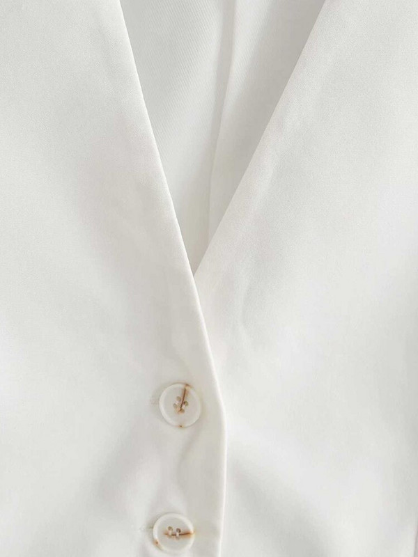 DUOPERI Ženska modna jakna bez rukava Ležerna jakna Uredski ženski prsluk Ulična odjeća Ženski prsluk Gornje majice veste femme